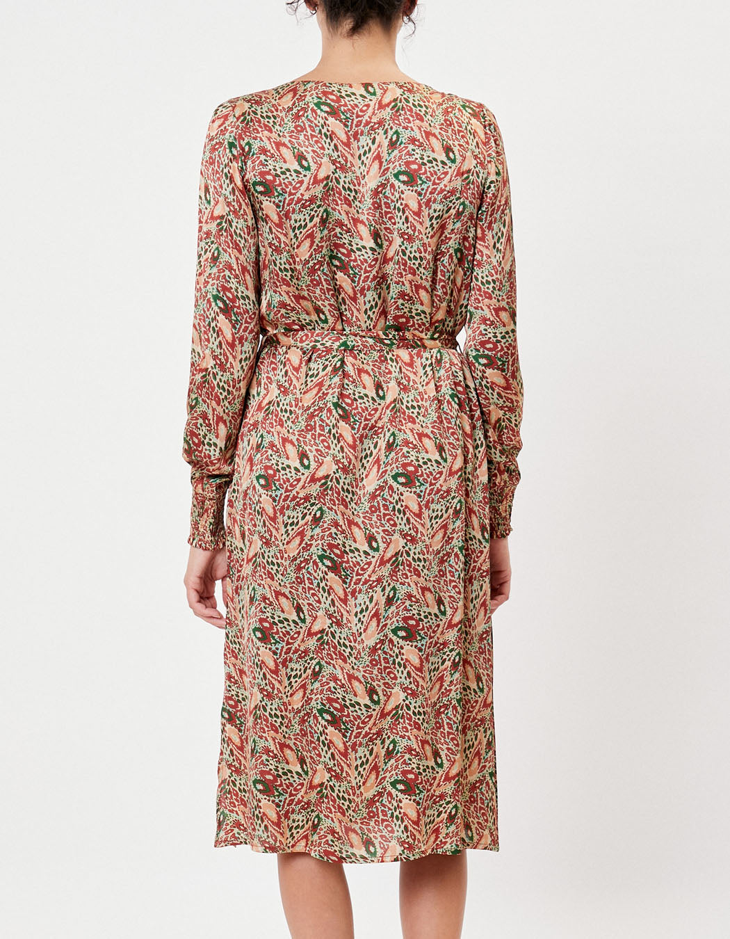 Robe droite midi imprimée LEIRA