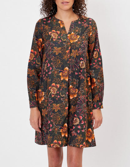 Robe courte imprimée coton HILD