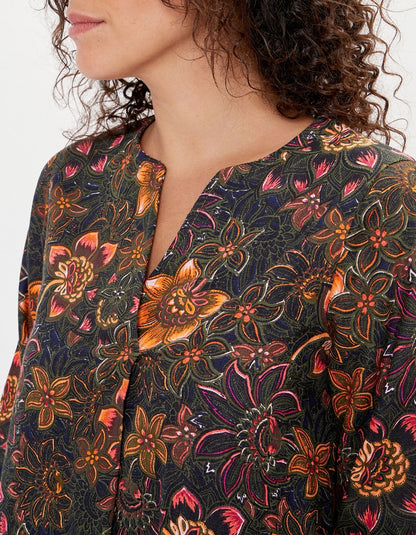 Robe courte imprimée coton HILD