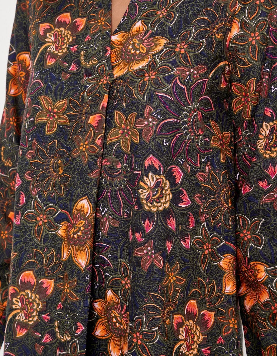 Robe courte imprimée coton HILD
