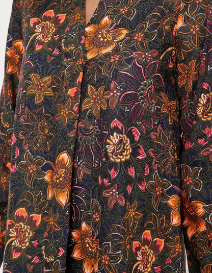 Robe courte imprimée coton HILD