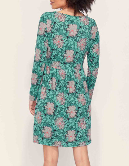 Robe évasée en maille jersey
 KANEI