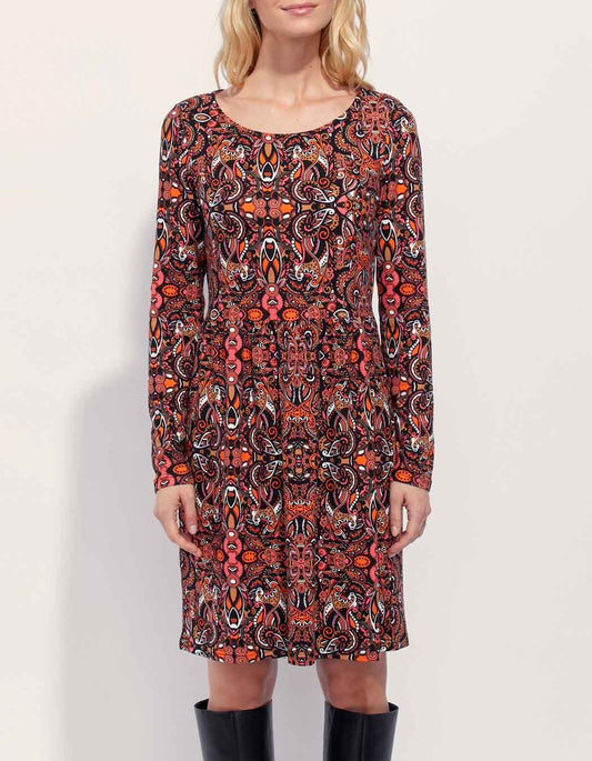 Robe évasée en maille jersey
 KANEI