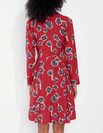 Robe fluide evasée imprimée MIRZAPUR