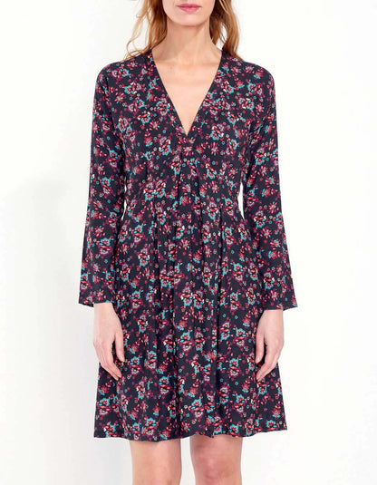 Robe fluide evasée imprimée MIRZAPUR