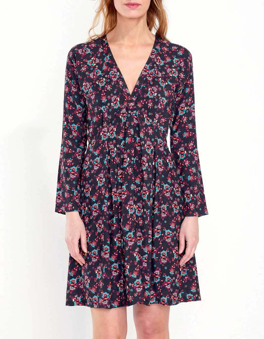 Robe fluide evasée imprimée MIRZAPUR