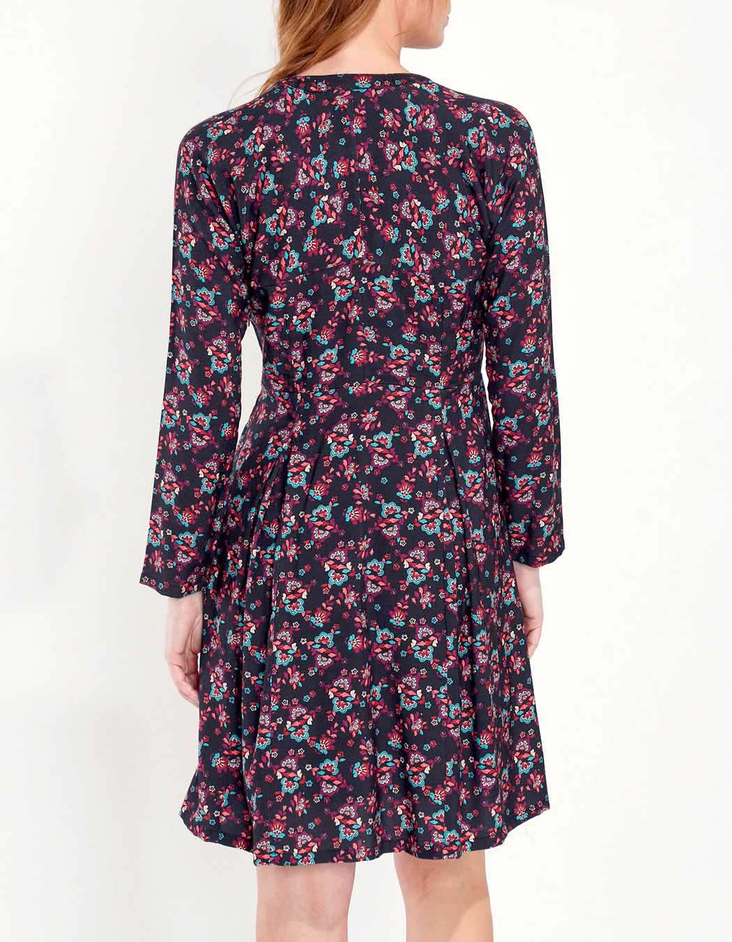 Robe fluide evasée imprimée MIRZAPUR