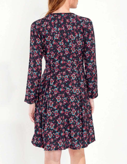 Robe fluide evasée imprimée MIRZAPUR