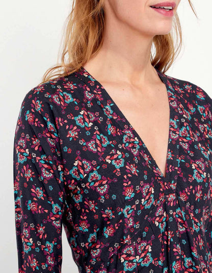 Robe fluide evasée imprimée MIRZAPUR