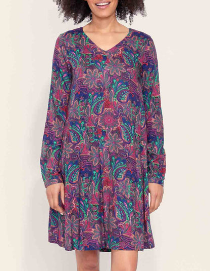 Robe fluide evasée Ecovero
 NOZOMI