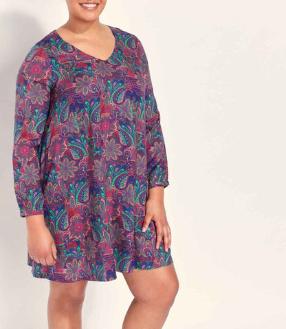 Robe fluide evasée Ecovero
 NOZOMI