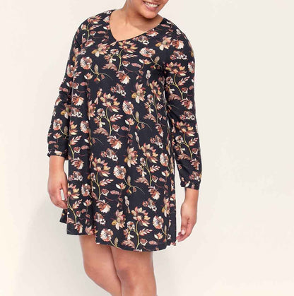 Robe fluide evasée Ecovero
 NOZOMI