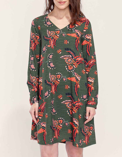 Robe fluide evasée Ecovero
 NOZOMI
