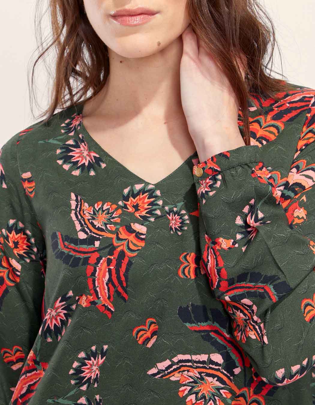 Robe fluide evasée Ecovero
 NOZOMI