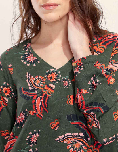 Robe fluide evasée Ecovero
 NOZOMI