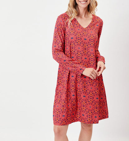 Robe évasée imprimée NOEMIE