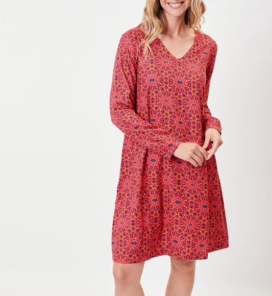 Robe évasée imprimée NOEMIE