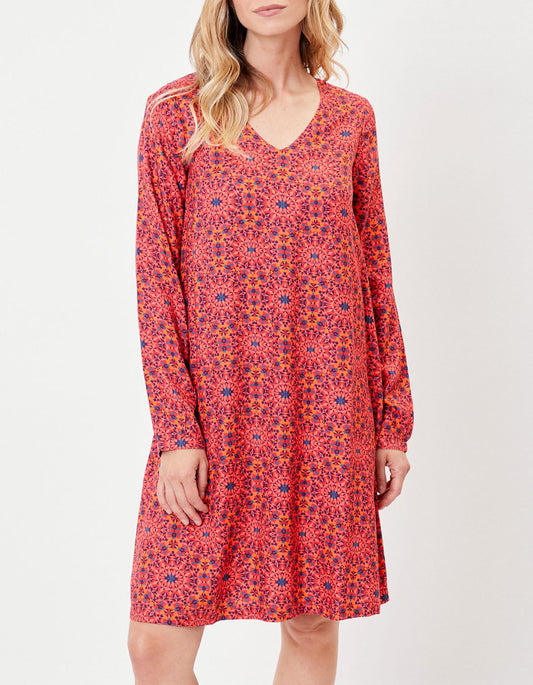 Robe évasée imprimée NOEMIE
