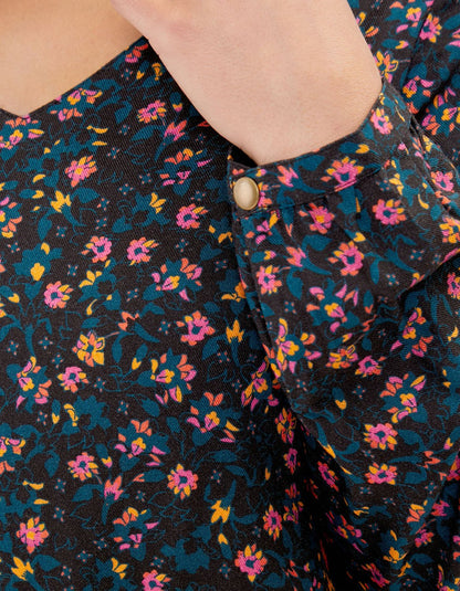 Robe évasée imprimée NOEMIE