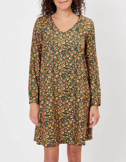 Robe évasée imprimée NOEMIE