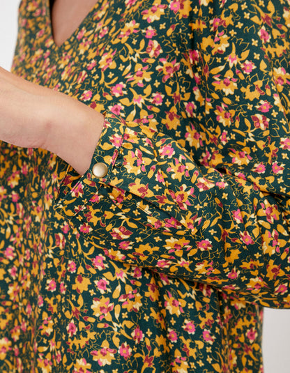Robe évasée imprimée NOEMIE