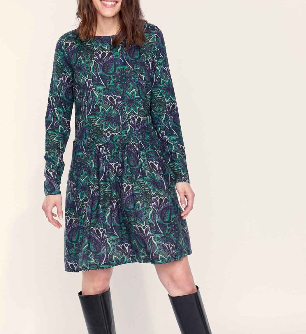 Robe fluide droite Ecovero OKI