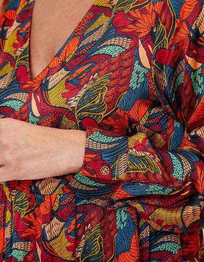 Robe imprimée ample SILENE