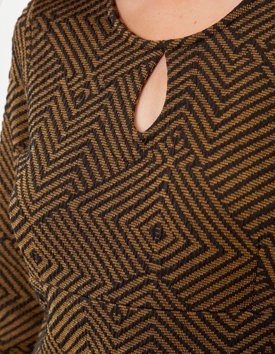 Robe maille ajustée à motifs WILMA