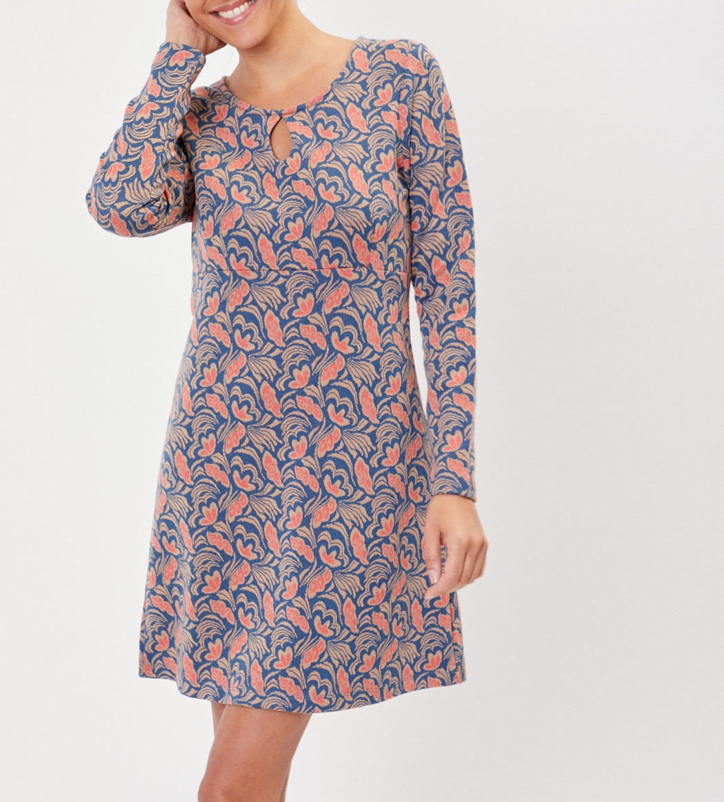 Robe maille ajustée à motifs WILMA