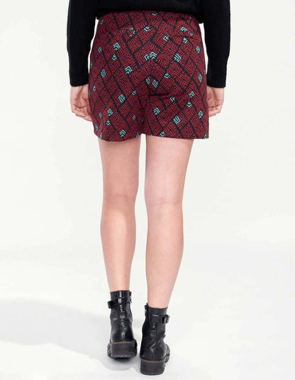 Short maille elastiqué imprimé SHAKTI