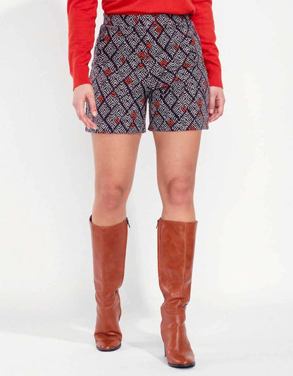 Short maille elastiqué imprimé SHAKTI