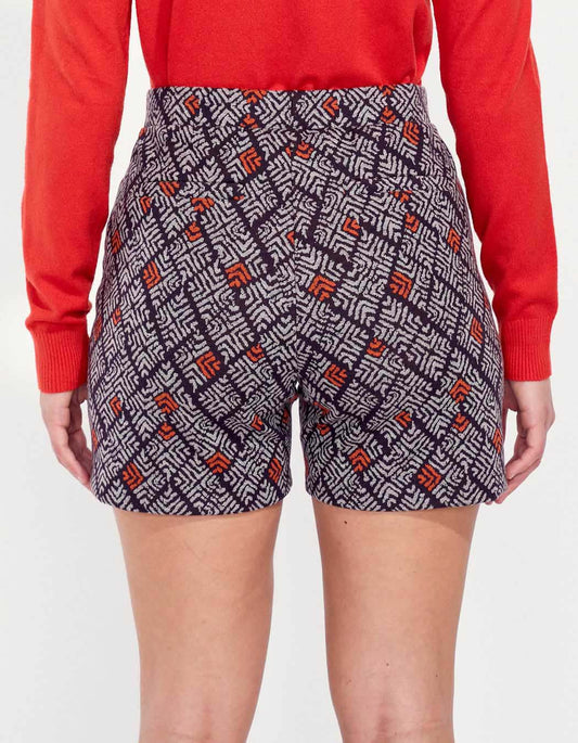 Short maille elastiqué imprimé SHAKTI