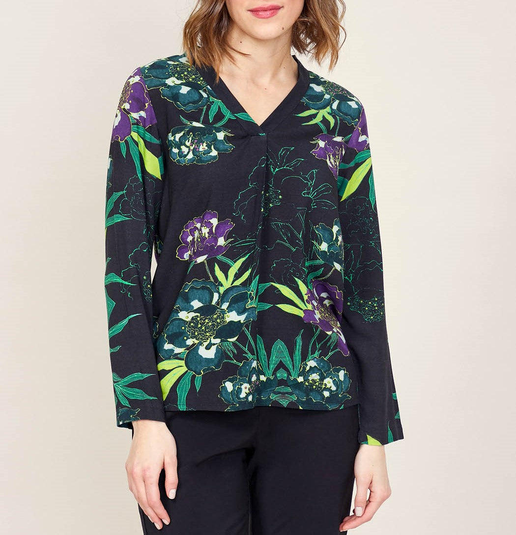 Blouse imprimée ample AWARA