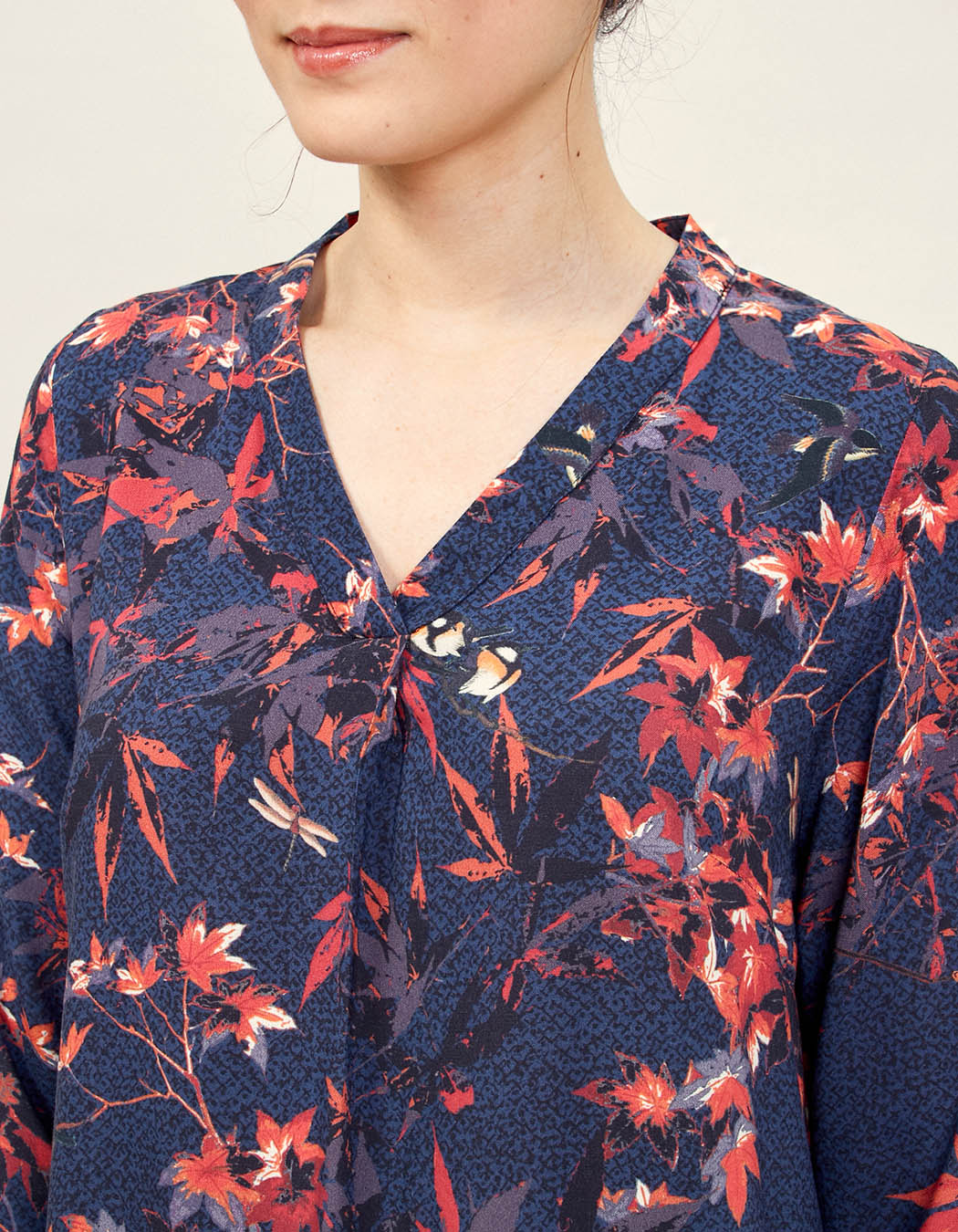 Blouse imprimée ample AWARA