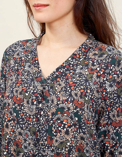 Blouse imprimée ample AWARA