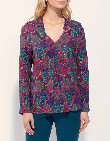 Blouse fluide evasée Ecovero AWARANE