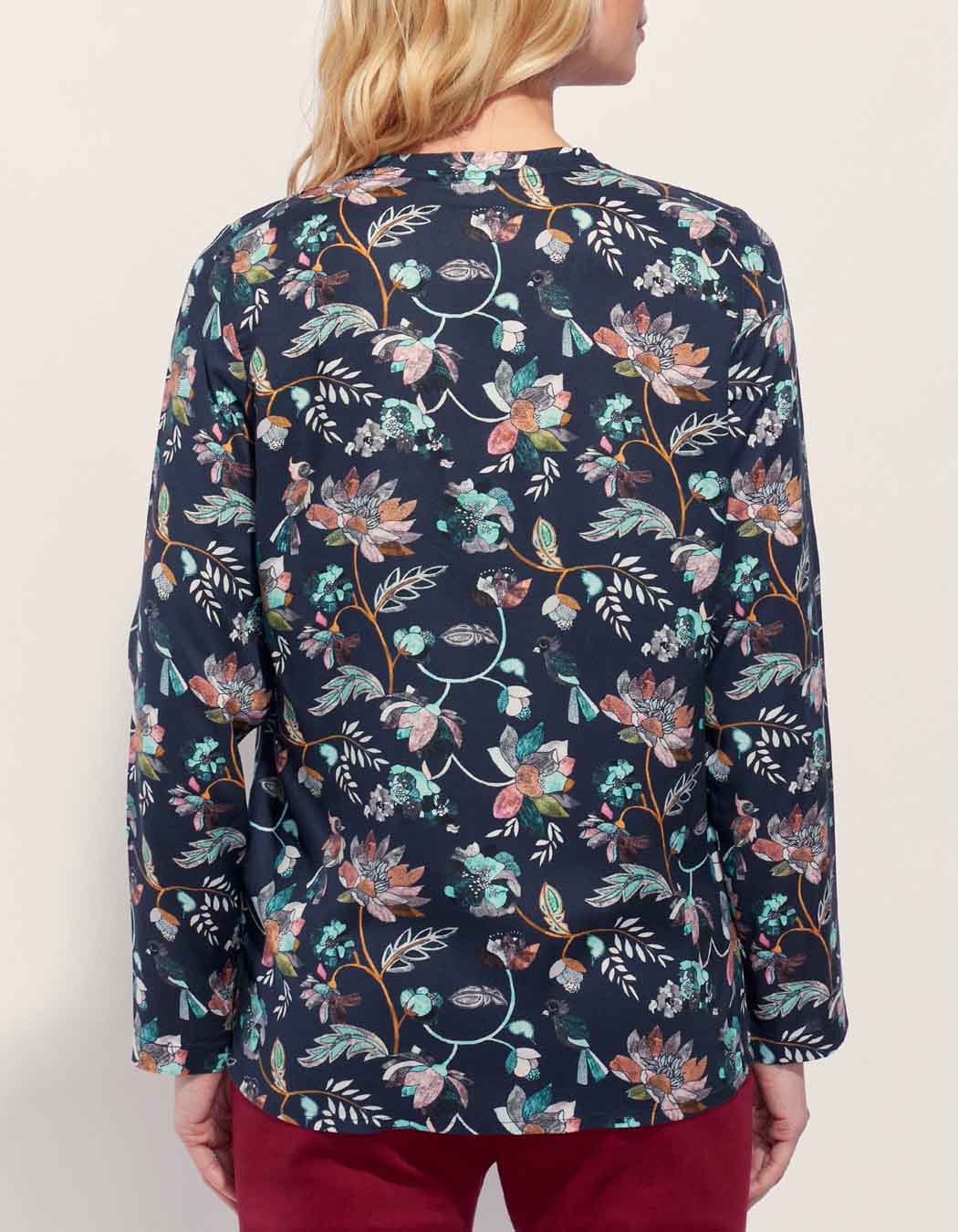 Blouse fluide evasée Ecovero AWARANE