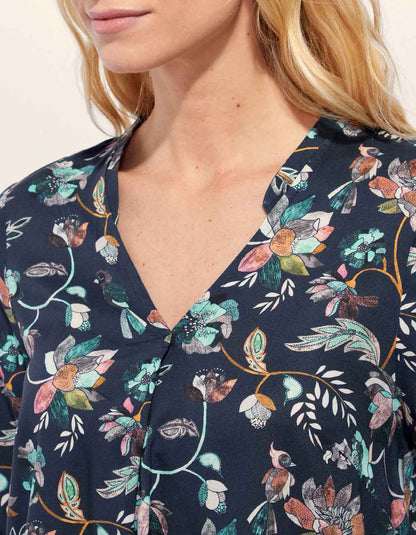 Blouse fluide evasée Ecovero AWARANE