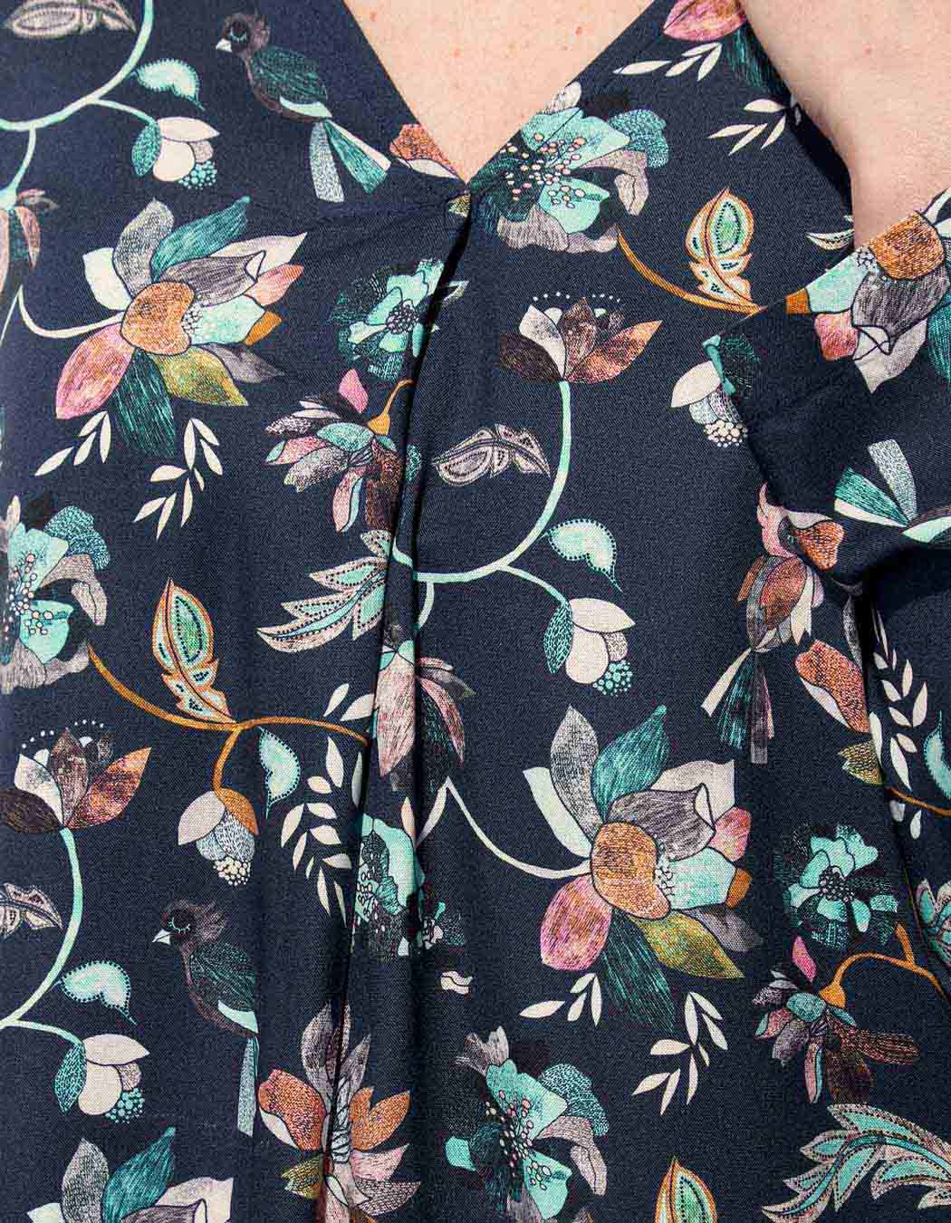Blouse fluide evasée Ecovero AWARANE