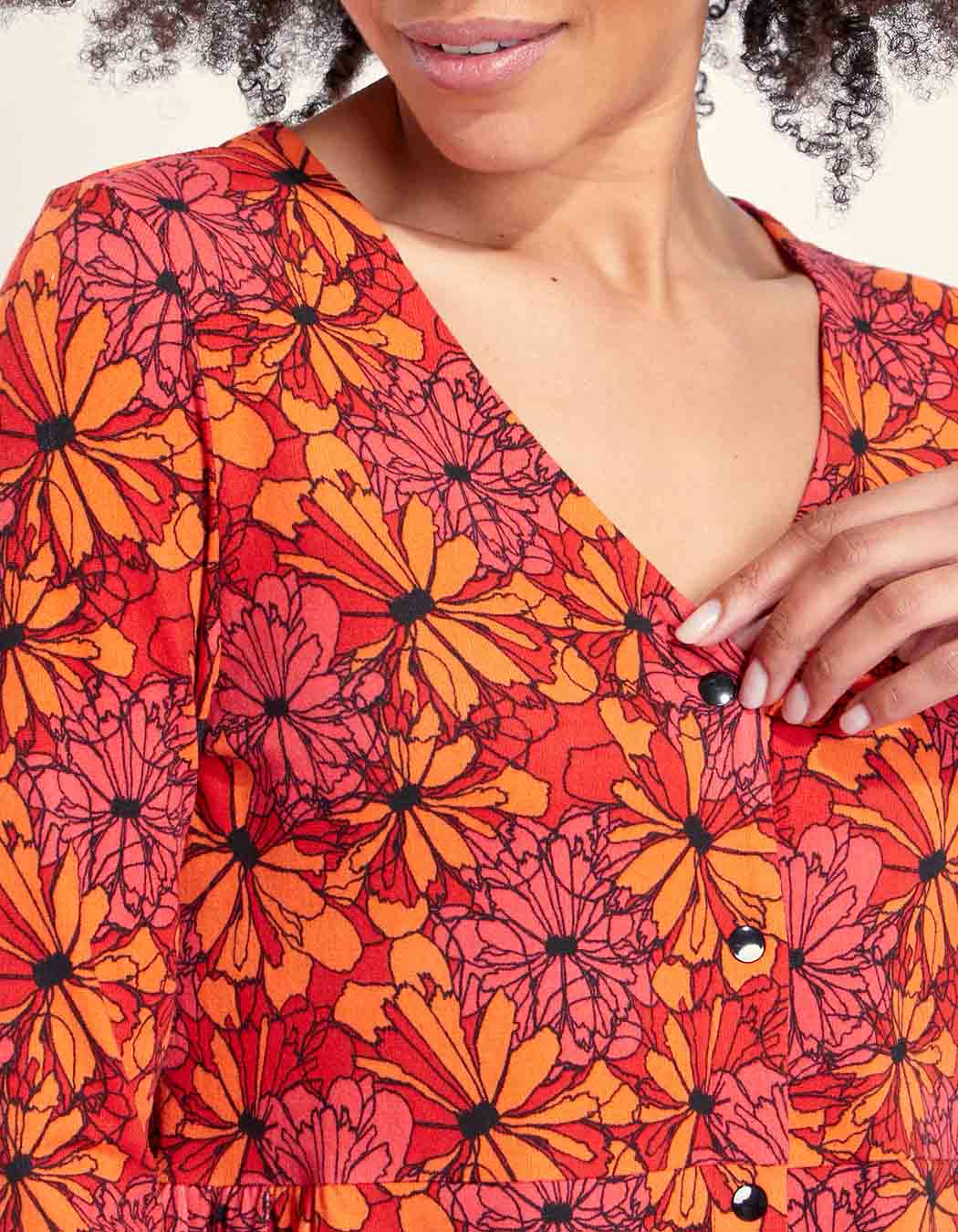 Top maille chaude boutonné EYAD
