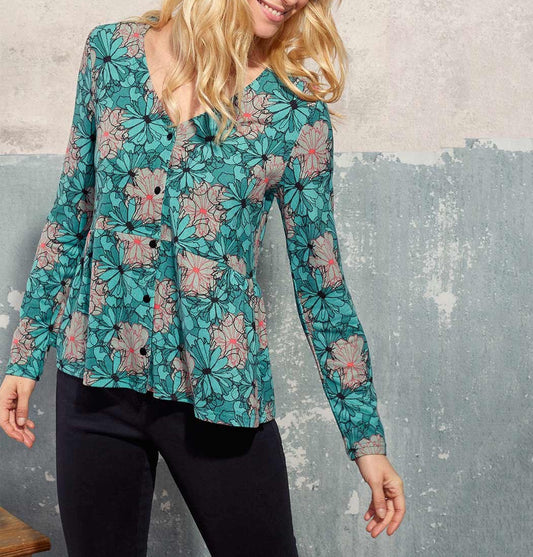 Top maille chaude boutonné EYAD