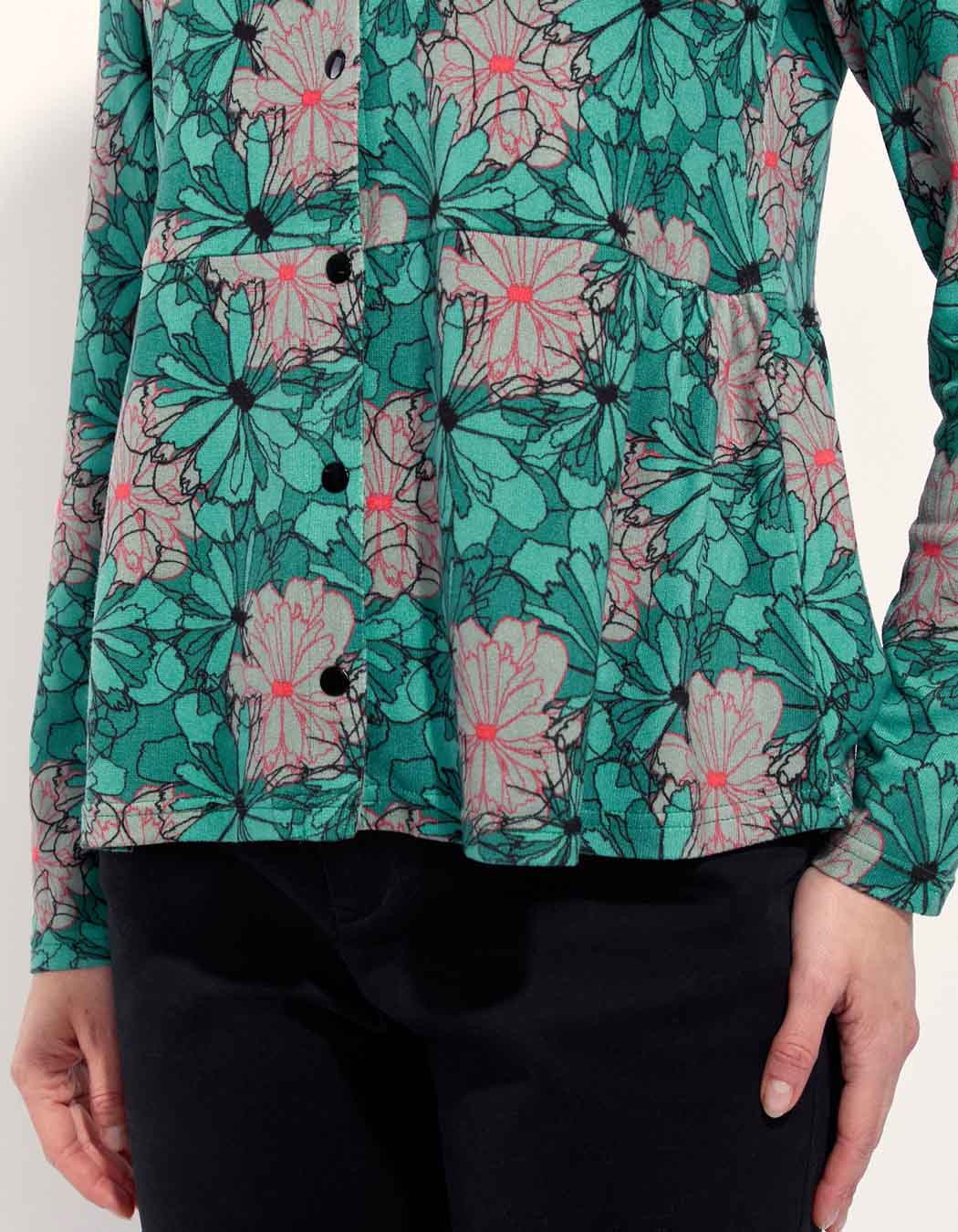 Top maille chaude boutonné EYAD