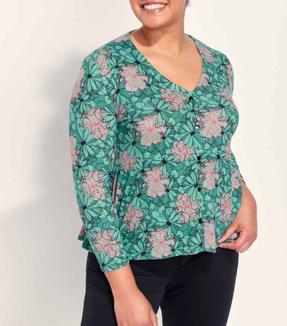 Top maille chaude boutonné EYAD