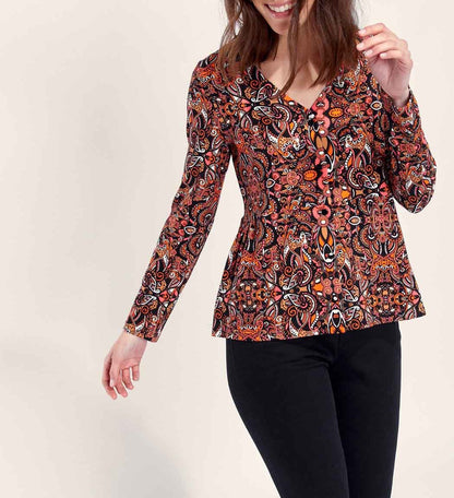 Top maille chaude boutonné EYAD