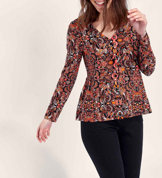 Top maille chaude boutonné EYAD