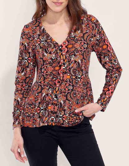 Top maille chaude boutonné EYAD