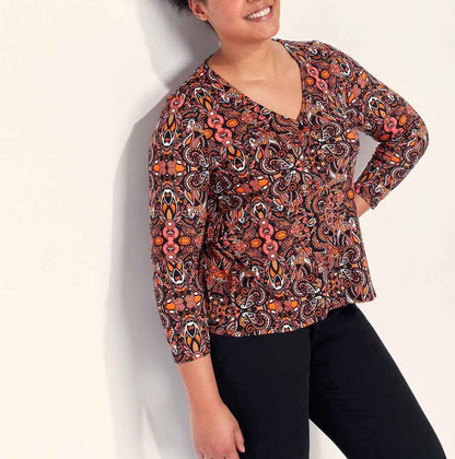 Top maille chaude boutonné EYAD