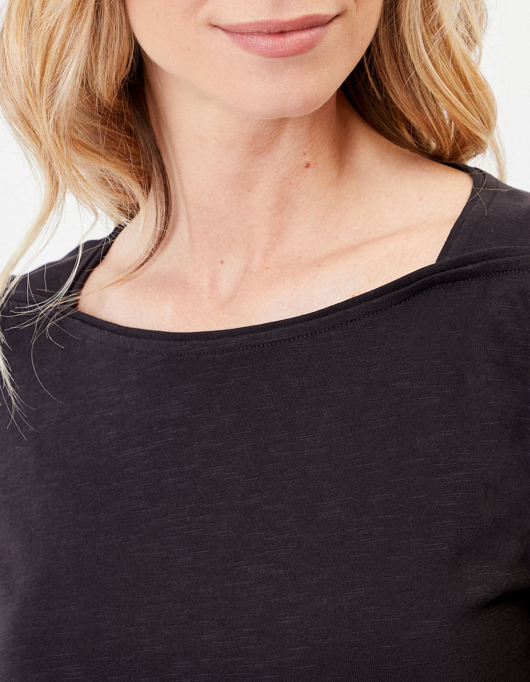 T-shirt coton bio col bateau GONDA