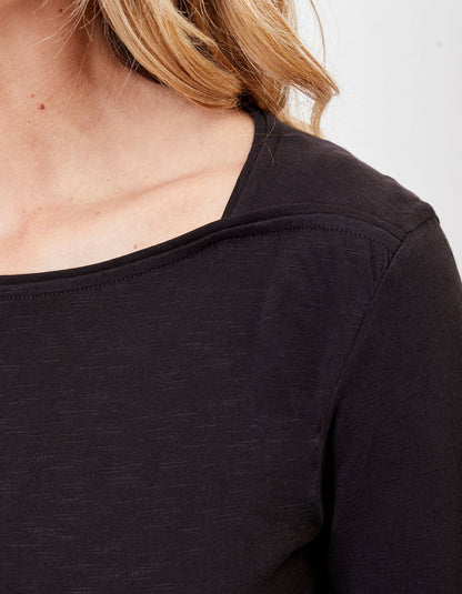 T-shirt coton bio col bateau GONDA