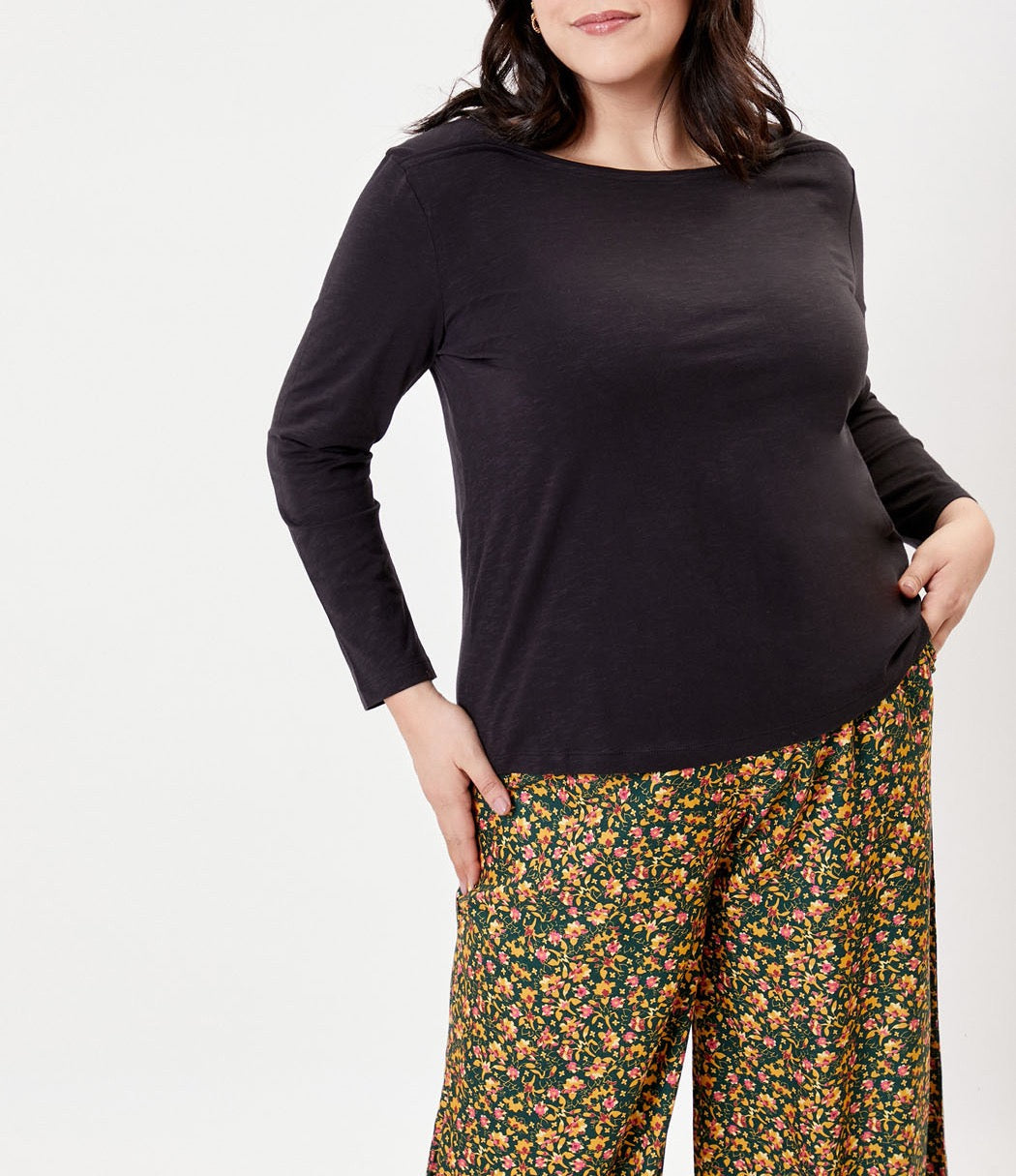 T-shirt coton bio col bateau GONDA
